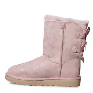 UGG Pink Lace Up Boots